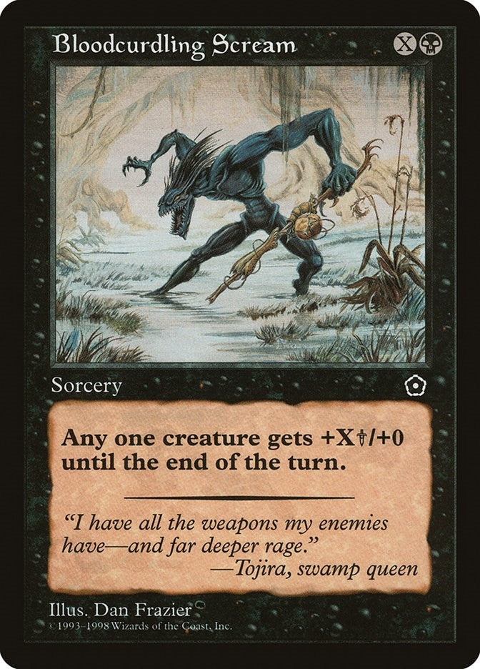 Image for Bloodcurdling Scream (Portal Second Age) - Magic: The Gathering