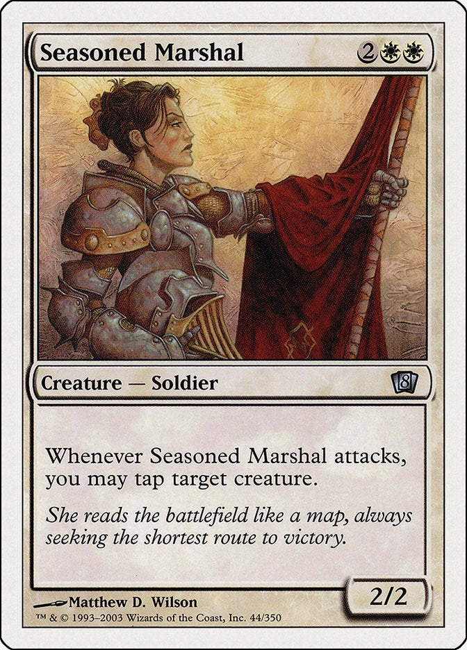 Image for Seasoned Marshal (8th Edition) (44) - Magic: The Gathering