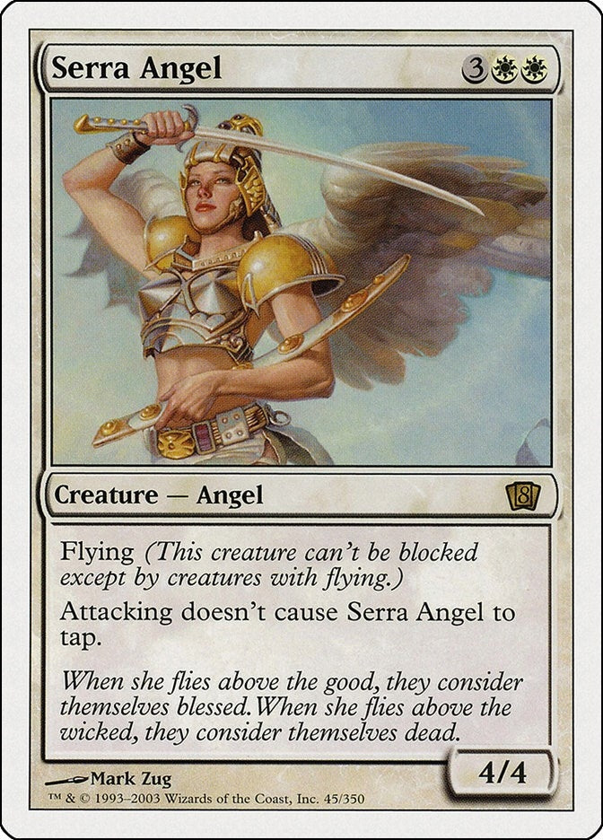 Image for Serra Angel (8th Edition) (45) - Magic: The Gathering