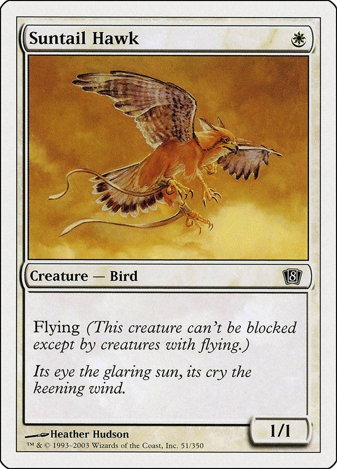 Image for Suntail Hawk (8th Edition) (51) - Magic: The Gathering