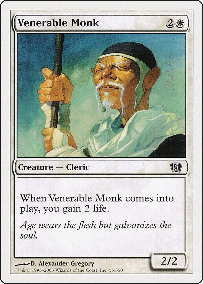 Image for Venerable Monk (8th Edition) (55) - Magic: The Gathering