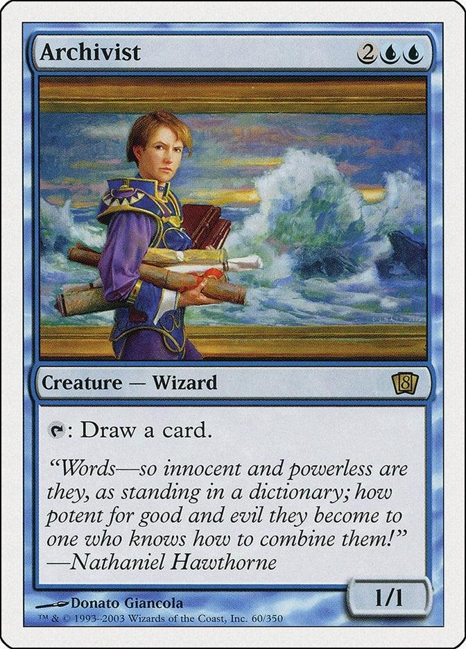 Image for Archivist (8th Edition) (60) - Magic: The Gathering