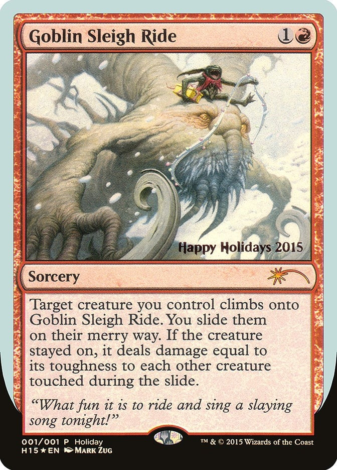 Image for Goblin Sleigh Ride (Special Occasion) (1) - Magic: The Gathering