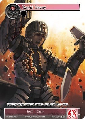 Image for Rapid Decay (Promo Cards) (PR2015-020) - Force of Will