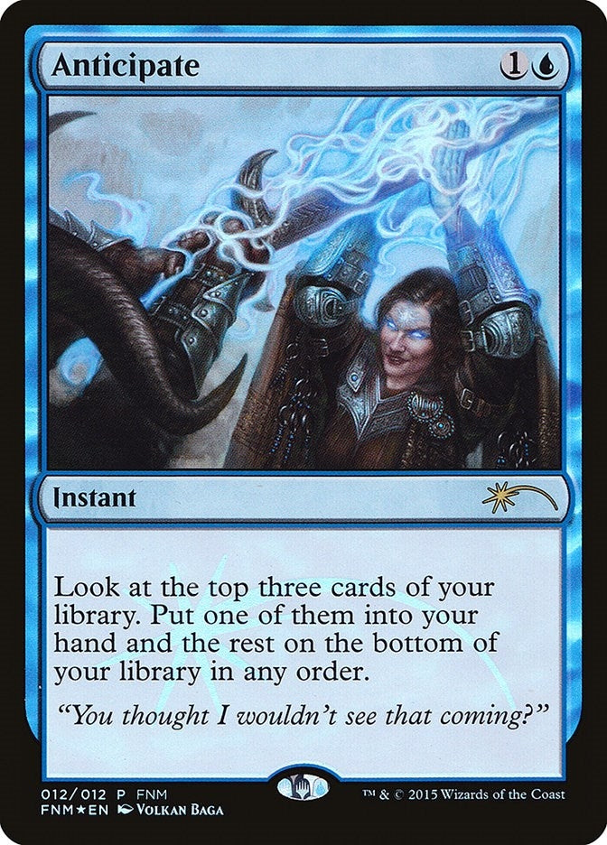 Image for Anticipate (FNM Promos) (12) - Magic: The Gathering