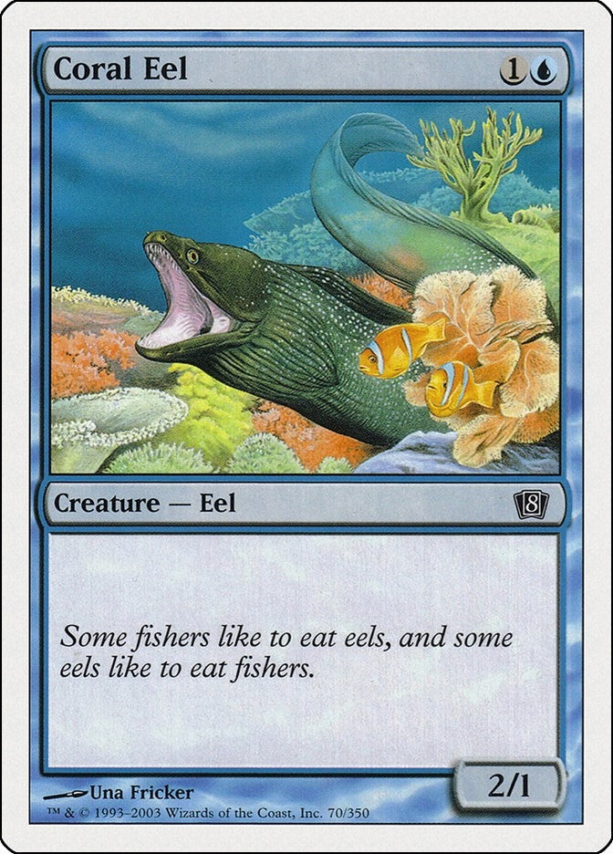 Image for Coral Eel (8th Edition) (70) - Magic: The Gathering