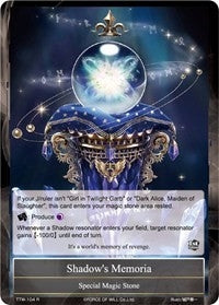 Image for Shadow's Memoria (The Twilight Wanderer) (TTW-104) - Force of Will