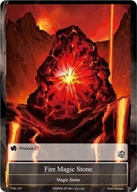 Image for Fire Magic Stone (The Twilight Wanderer) (TTW-107) - Force of Will