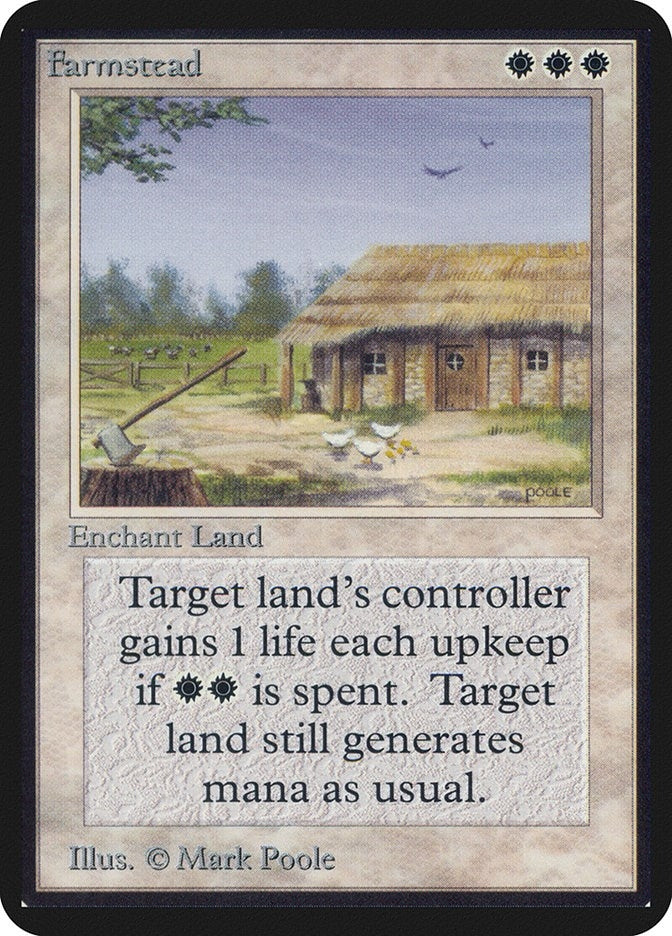 Image for Farmstead (Alpha Edition) - Magic: The Gathering