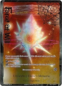 Image for Unyielding Flame's Memoria (Full Art) (The Twilight Wanderer) (TTW-105) - Force of Will