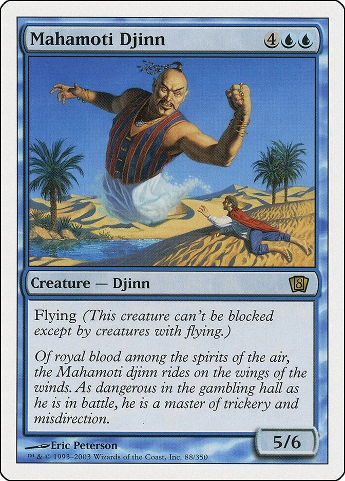 Image for Mahamoti Djinn (8th Edition) (88) - Magic: The Gathering