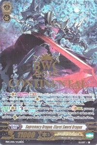Image for Supremacy Dragon, Claret Sword Dragon (BWC Promo) (Bushiroad Event Cards) (BWC2015/VG01EN) - Cardfight Vanguard
