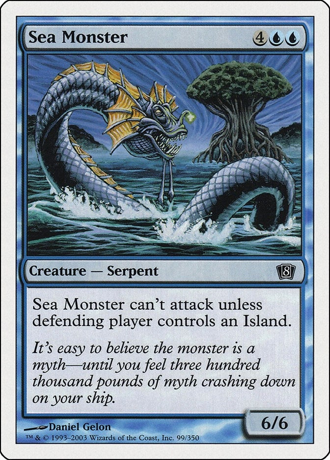 Image for Sea Monster (8th Edition) (99) - Magic: The Gathering