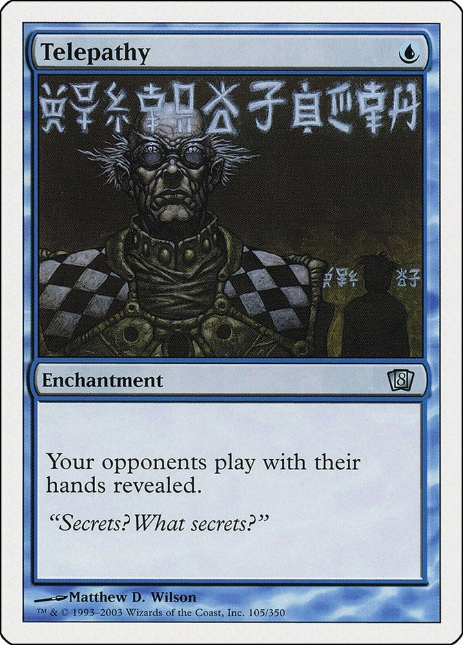 Image for Telepathy (8th Edition) (105) - Magic: The Gathering