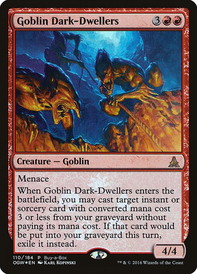 Image for Goblin Dark-Dwellers (Buy-A-Box Promos) (110) - Magic: The Gathering