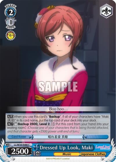 Image for Dressed Up, Maki (Love Live! Vol. 2) (LL/W34-E086 C) - Weiss Schwarz