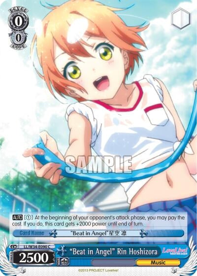 Image for "Beat in Angel" Rin Hoshizora (Love Live! Vol. 2) (LL/W34-E090 C) - Weiss Schwarz