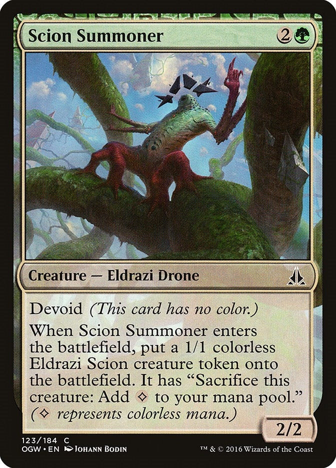 Image for Scion Summoner (Oath of the Gatewatch) (123) - Magic: The Gathering