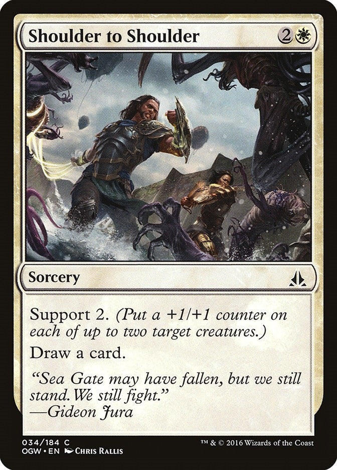 Image for Shoulder to Shoulder (Oath of the Gatewatch) (34) - Magic: The Gathering