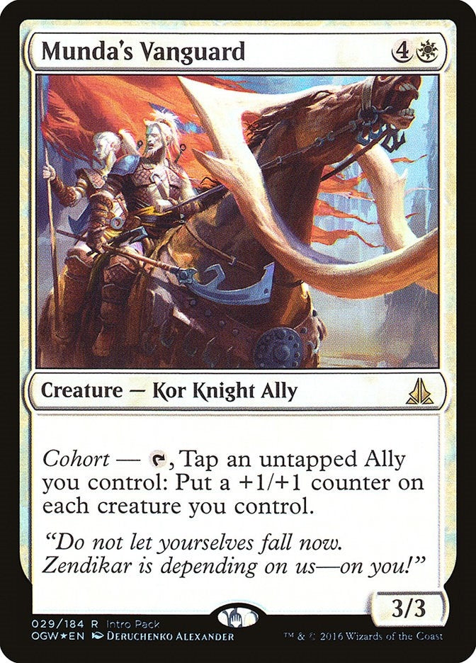 Image for Munda's Vanguard (Unique and Miscellaneous Promos) (29) - Magic: The Gathering