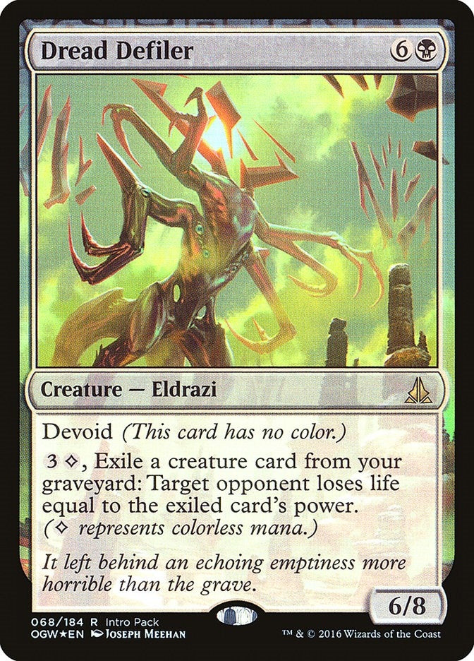 Image for Dread Defiler (Unique and Miscellaneous Promos) (68) - Magic: The Gathering