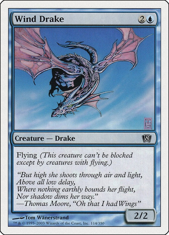 Image for Wind Drake (8th Edition) (114) - Magic: The Gathering
