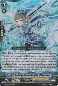 Image for Calling Jewel Knight, Christine (G-FC02: Fighter's Collection 2015 Winter) (G-FC02/025EN) - Cardfight Vanguard