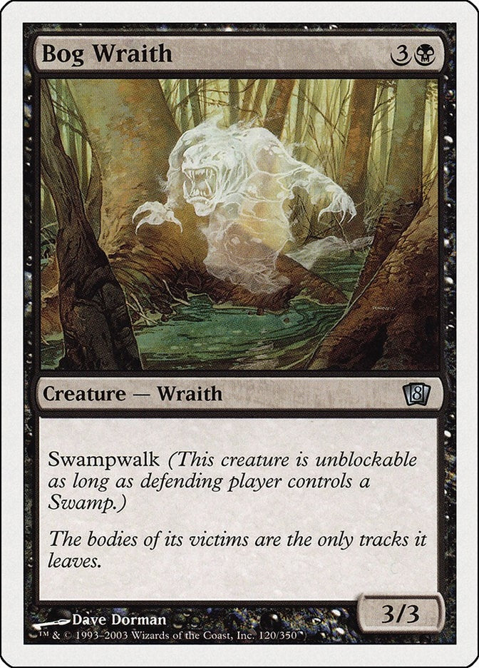 Image for Bog Wraith (8th Edition) (120) - Magic: The Gathering