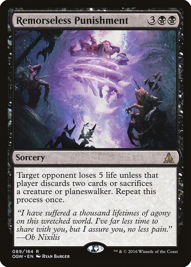 Image for Remorseless Punishment (Oath of the Gatewatch) (89) - Magic: The Gathering