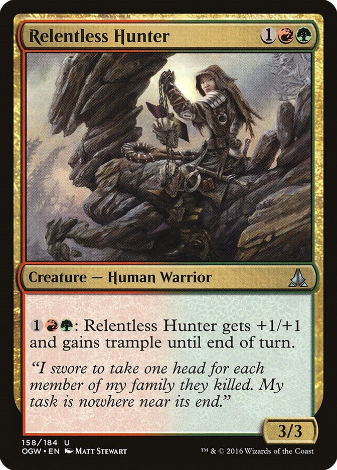 Image for Relentless Hunter (Oath of the Gatewatch) (158) - Magic: The Gathering
