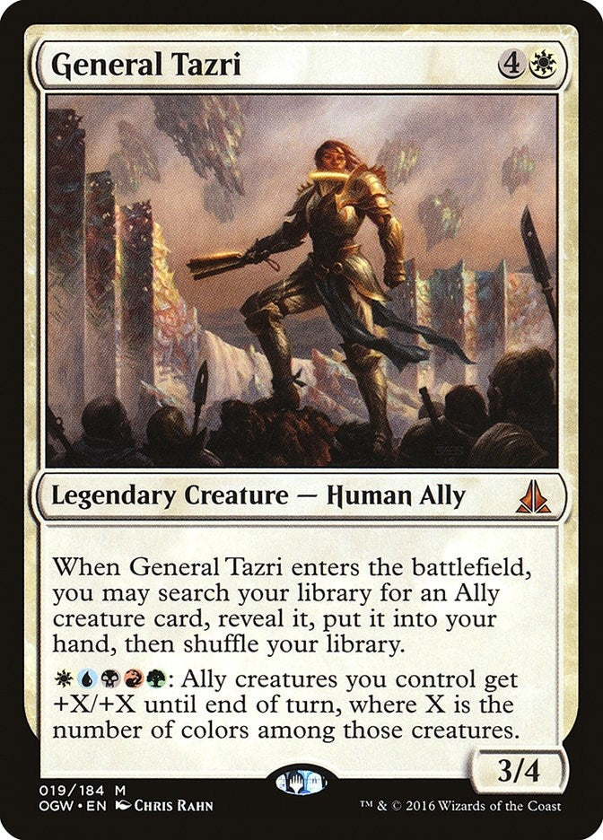 Image for General Tazri (Oath of the Gatewatch) (19) - Magic: The Gathering