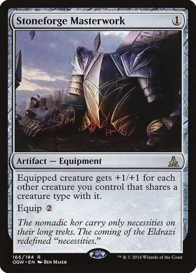 Image for Stoneforge Masterwork (Oath of the Gatewatch) (166) - Magic: The Gathering