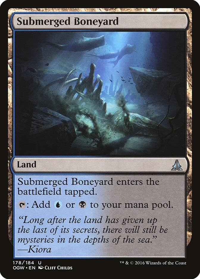 Image for Submerged Boneyard (Oath of the Gatewatch) (178) - Magic: The Gathering