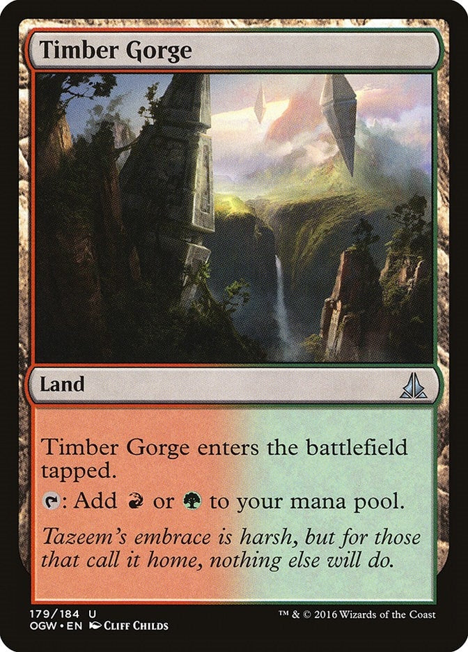 Image for Timber Gorge (Oath of the Gatewatch) (179) - Magic: The Gathering