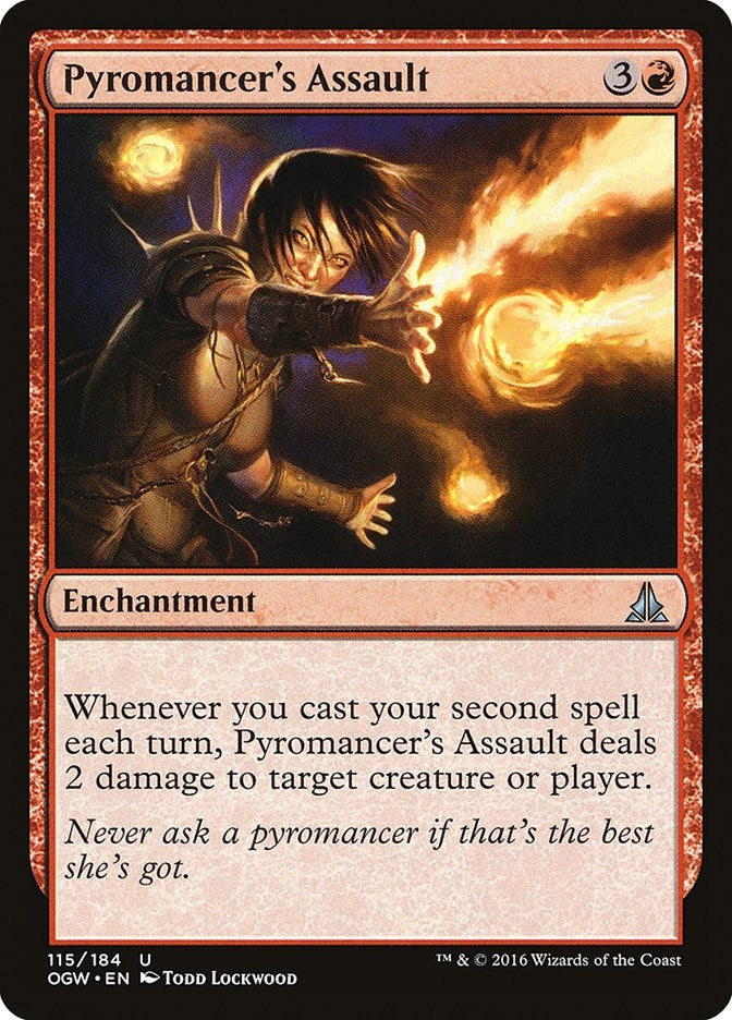 Image for Pyromancer's Assault (Oath of the Gatewatch) (115) - Magic: The Gathering