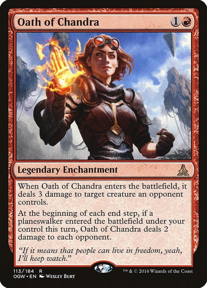 Image for Oath of Chandra (Oath of the Gatewatch) (113) - Magic: The Gathering