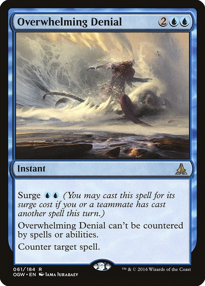 Image for Overwhelming Denial (Oath of the Gatewatch) (61) - Magic: The Gathering
