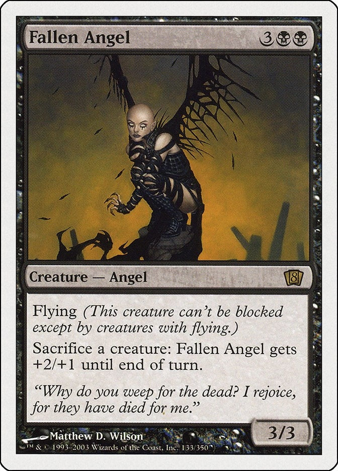 Image for Fallen Angel (8th Edition) (133) - Magic: The Gathering