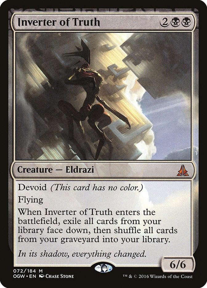 Image for Inverter of Truth (Oath of the Gatewatch) (72) - Magic: The Gathering