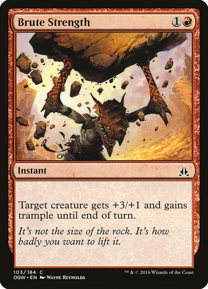 Image for Brute Strength (Oath of the Gatewatch) (103) - Magic: The Gathering