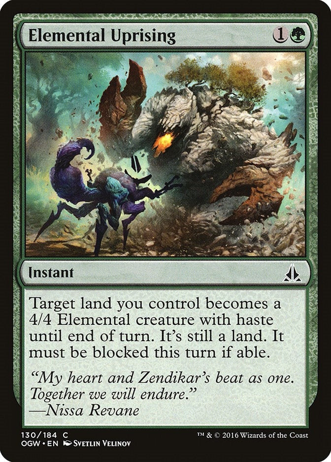 Image for Elemental Uprising (Oath of the Gatewatch) (130) - Magic: The Gathering