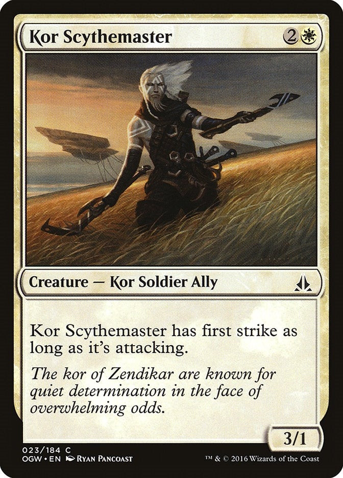 Image for Kor Scythemaster (Oath of the Gatewatch) (23) - Magic: The Gathering