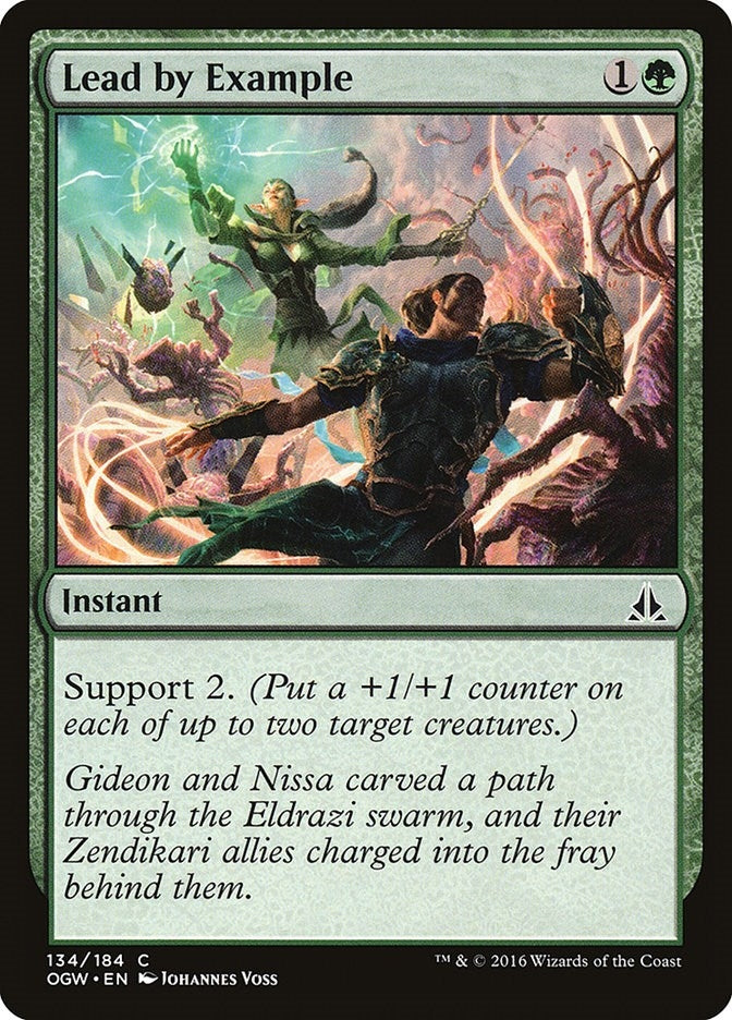 Image for Lead by Example (Oath of the Gatewatch) (134) - Magic: The Gathering