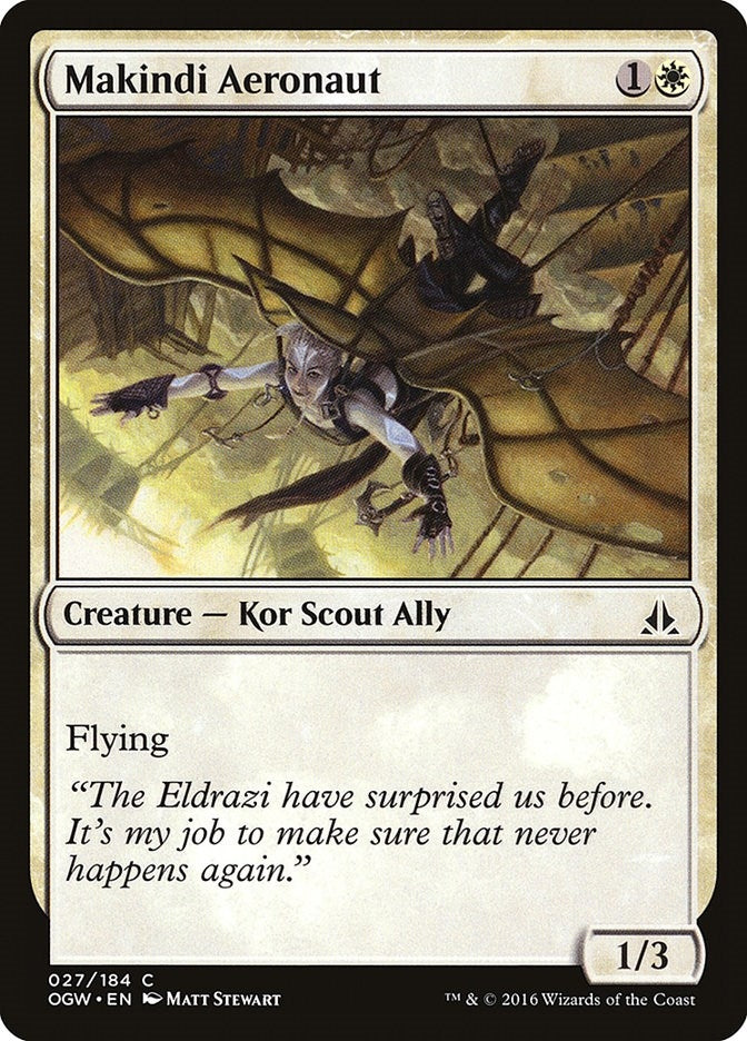 Image for Makindi Aeronaut (Oath of the Gatewatch) (27) - Magic: The Gathering