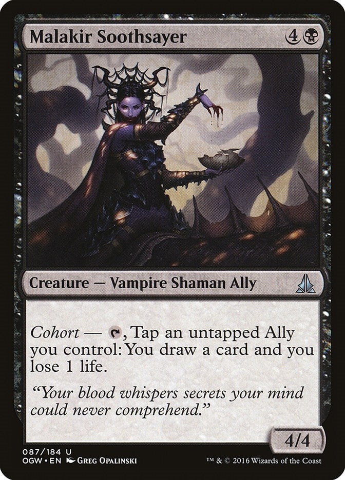 Image for Malakir Soothsayer (Oath of the Gatewatch) (87) - Magic: The Gathering
