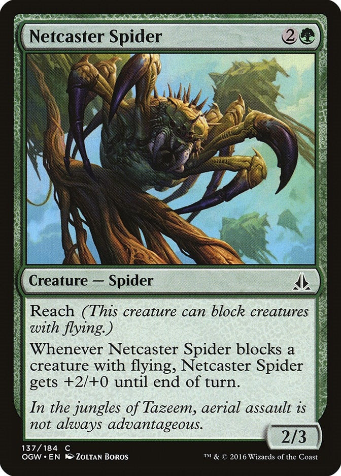 Image for Netcaster Spider (Oath of the Gatewatch) (137) - Magic: The Gathering