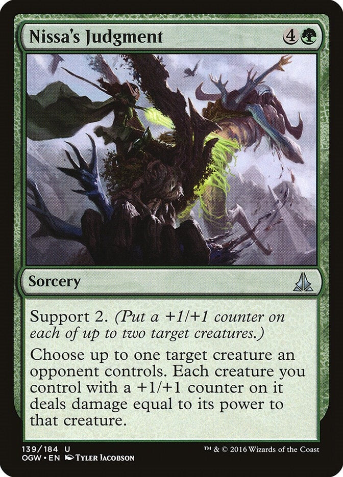 Image for Nissa's Judgment (Oath of the Gatewatch) (139) - Magic: The Gathering