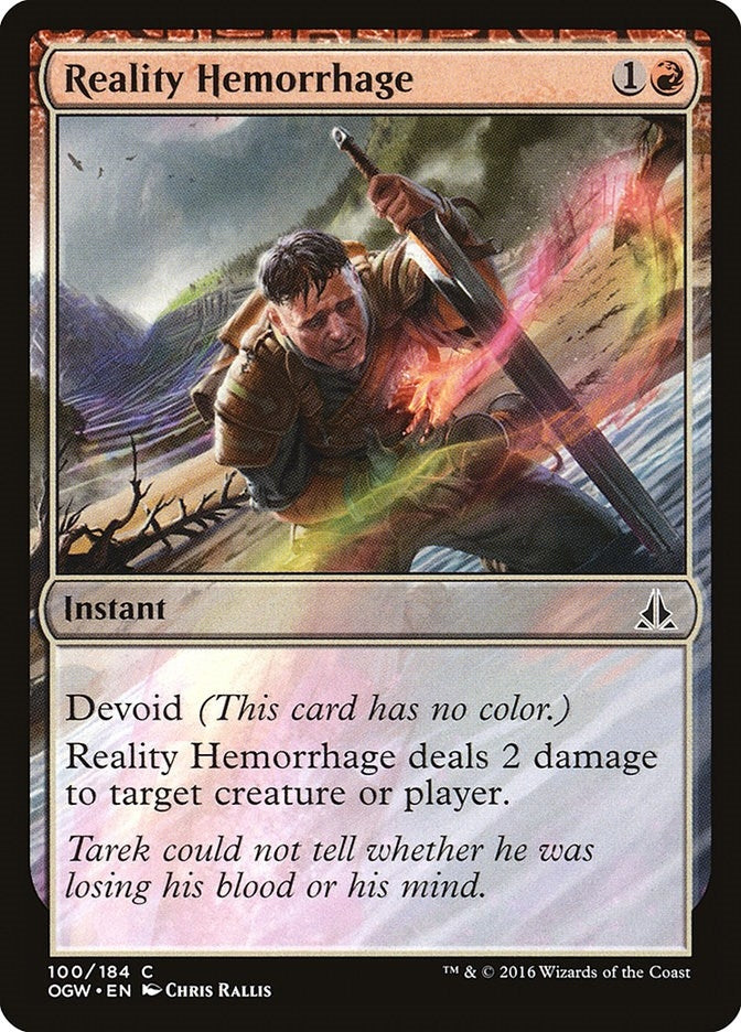 Image for Reality Hemorrhage (Oath of the Gatewatch) (100) - Magic: The Gathering