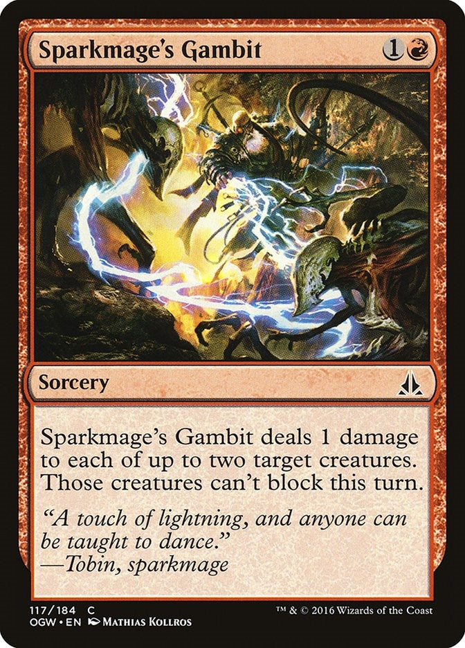 Image for Sparkmage's Gambit (Oath of the Gatewatch) (117) - Magic: The Gathering