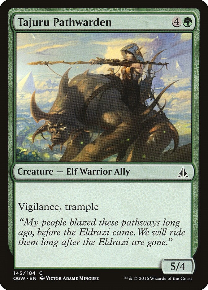 Image for Tajuru Pathwarden (Oath of the Gatewatch) (145) - Magic: The Gathering